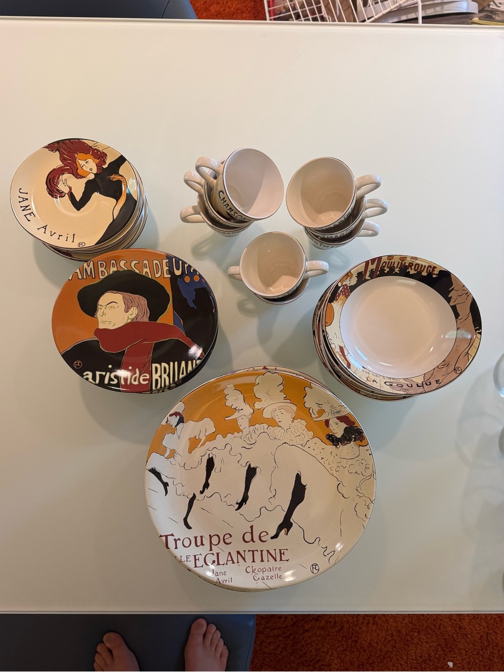 Sango Cabaret 1995 Dinnerware Set 40 Piece Set